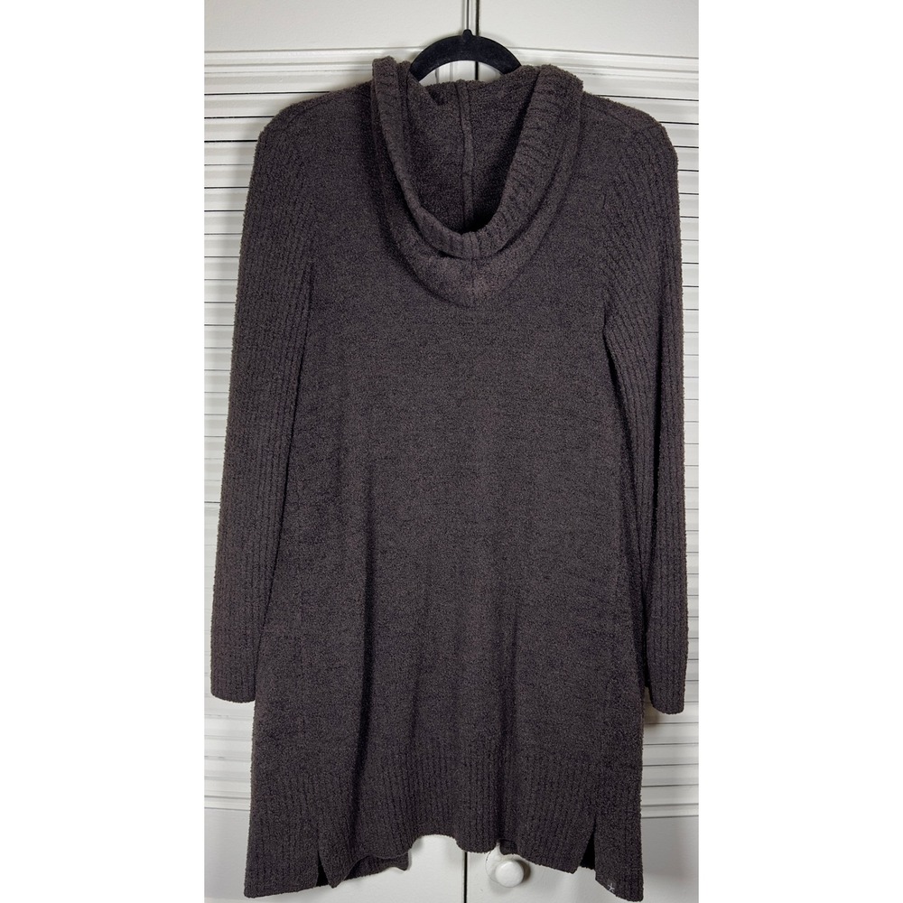 Barefoot Dreams CozyChic‎ Lite Hooded Longline Cardigan Sweater Size S - Picture 2 of 8